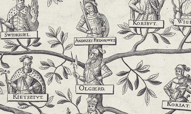 1675 metais dokumentuotas Lietuvos valdovų giminės medis